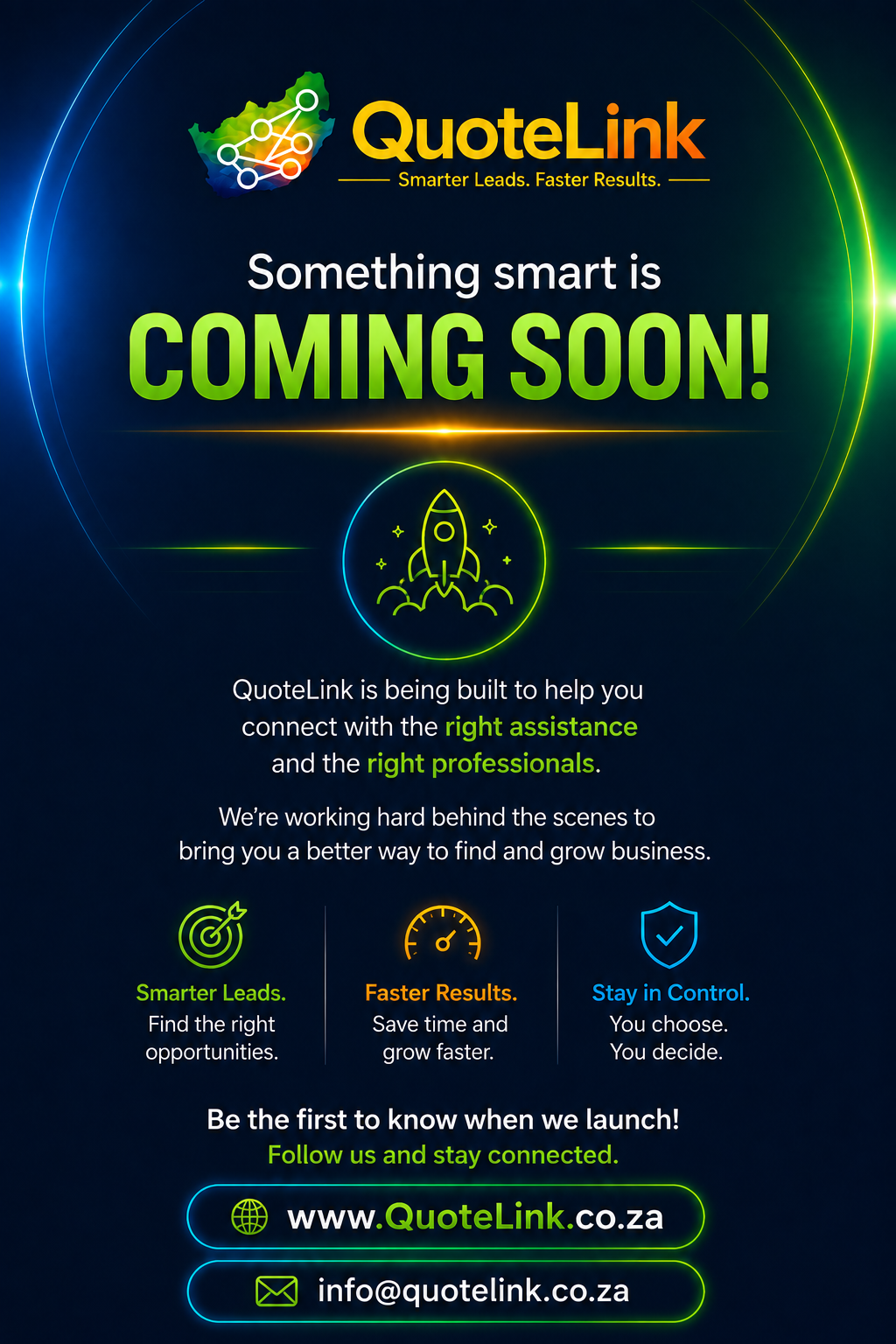 QuoteLink is coming soon. Smarter leads, faster results, and greater control.